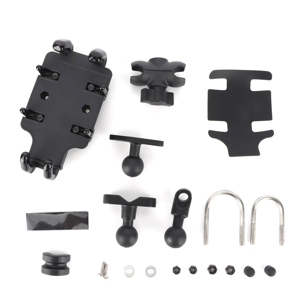 Shock-Absorbing Anti-Drop Phone Mount 4 Motorcycle Handlebars, 360-Degree Rotating Navigation Holder W/ Eight-Claw Fixed Suspension 9139052893955