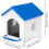 Happy Chickens, Easy to Care, Blue Without Mat 2