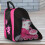 Roller Skate Bag with Handle, Three Compartments, Breathable Mesh Rose Red 2