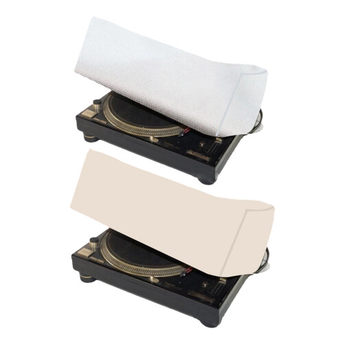 Breathable Cooling Cover for Record Player Speakers with-silver 1