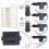 Remote Central Locking Car Kit Universal, Automatic Window Closure Support Keyless Entry System w/ Remote Trunk Release & LED Indicator 4 12V Vehicles 4