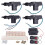 Remote Central Locking Car Kit Universal, Automatic Window Closure Support Keyless Entry System w/ Remote Trunk Release & LED Indicator 4 12V Vehicles 8
