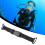 Backpack Chest Strap, Adjustable Heavy Backpack Sternum Strap for Adults  Diving Backmount Sidemount 2