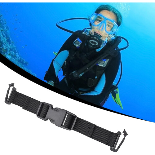 Backpack Chest Strap, Adjustable Heavy Backpack Sternum Strap for Adults  Diving Backmount Sidemount 1