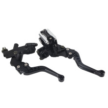 clutch lever For 2 Pieces 22mm Universal CNC Handlebar Master Brake Cylinder Lever Grip Hydraulic Brake Pump Clutch Adjustable Hand Lever brake lever