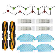 HEPA-filtersysteem Hoofdrand-veegborstel Mop Anti-allergeen-C