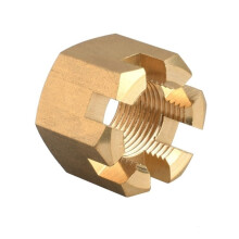 Hex Slotted Nut 9017118M0400, Propeller Nut Lock for Outboard Motor 2T 100350 HP 4T F75F350 Pack of 1