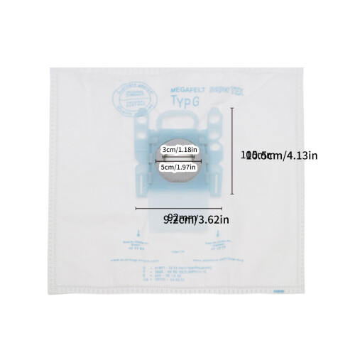 5/10/12/15Pcs Replacement Dust Bag Vacuum Cleaner for 126E-B 2