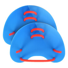 Swimming Paddle for Round Swimming, 1 Pair Hand Fin Gears with Adjustable Straps