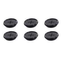 3/6pcs Rubber Meat Probe Grommet Replacement Black Temp Probe-B
