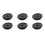 3/6pcs Rubber Meat Probe Grommet Replacement Black Temp Probe-B 1