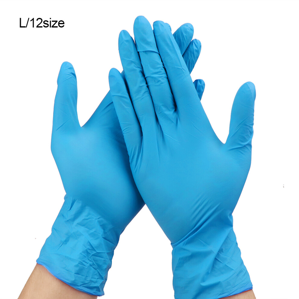 Nitrile Disposable Gloves Heavy Duty Thick Puncture Resistant Oil Resistant Corrosion Resistant Acid Resistant Alkali Resistant Latex Free Powder Free 9198585407091