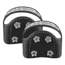 Ice cleats for shoes, snowshoe tips, nonslip stainless steel spikes size M