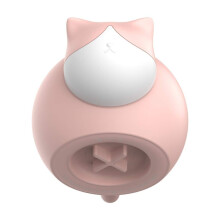 Hot Water Bottle with Lid Cute Cat Warm Belly Hand Warmer Mini Winter (Pink)