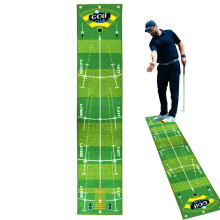 Golfpeed Green, Golf Putting Mat 1.6 x 7.8 feet golf practice mat sports cushion with a nonslip base for women and men