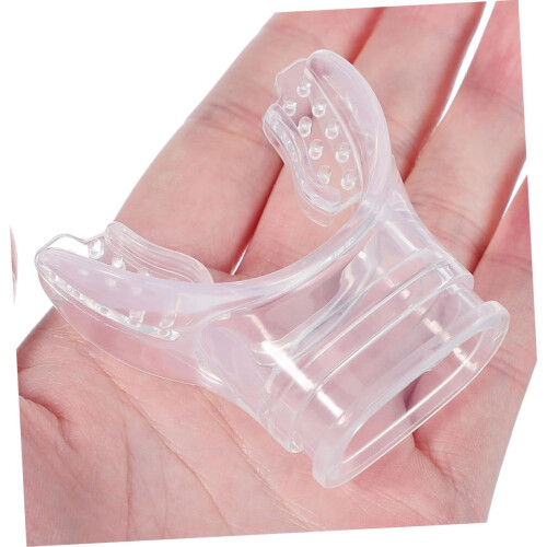 Diving Silicone Snorkel Bite Silica Gel Transparent 2