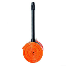 28G Ultralight 700C Bicycle Inner Tube T Road Bike Tyre Compatible with 700X1 8C/23C/25C/28C/30C/32C, 65mm 1 x orange