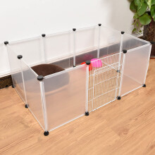 DIY Pet Playpen Adjustable Size Height, Foldable for Dogs, Cats 8 Panels (White)