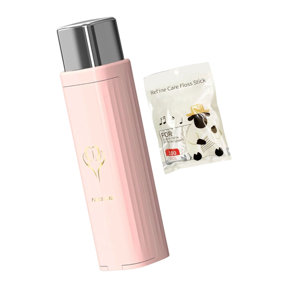 Pink Hygienic Floss Organizers With Separate Compartments- 2