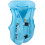 's Swimming Vest, Quick Release PVC Life Jacket, Adjustable Strap blue medium 4