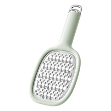 Professional Cheese Grater Stainless Steel Hand Ripper with Soft Grip Hangable, Durable, Rustproof Zester Grater