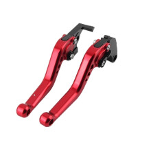clutch lever For Ninja For ZX6R For ZX6R For ZX636 For ZX6RR 20072018 motorcycle accessories short brake clutch lever handles brake lever(Red)