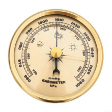 Household tool, 70 mm, adjustable mechanical barometer, designed to easily track environmental changes