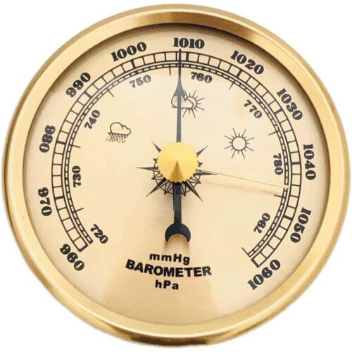 Household tool, 70 mm, adjustable mechanical barometer, designed to easily track environmental changes 2