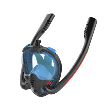 Snorkel Mask for Adults, Scuba Double Snorkel Full Face AntiFog Mask