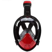 Diving Mask, Swimming Goggles Full Dry Snorkel Mask, Diving Breathing Mask, Adult Models, Swimming Mask (C Large)