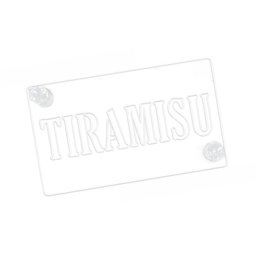 Cake Decorating Stencil Tiramisu Template Baking Lover-type A