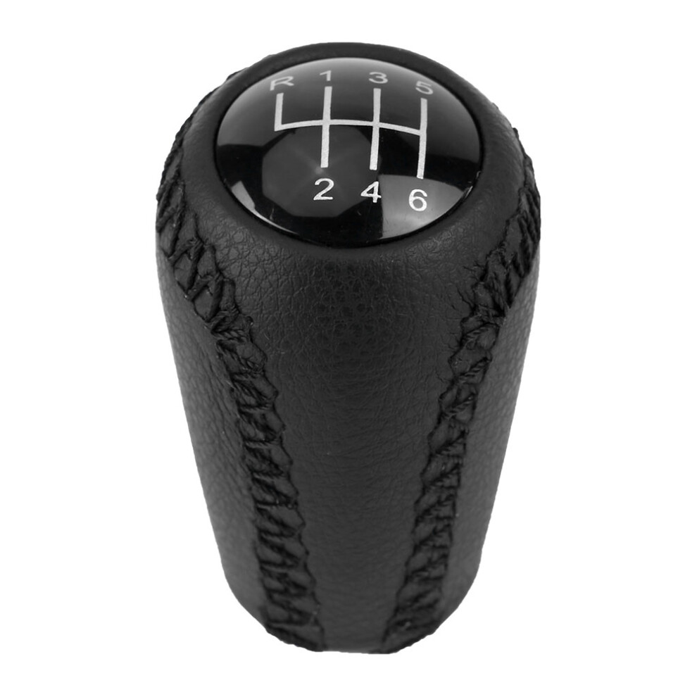 Manual Shift Knob 4 Mazda Interior Upgrade, Gear Shift Handle W/ Ergonomic Design & Leather Gear Lever, Anti-Slip Comfortable To Hold Shifter Head 9139052975774