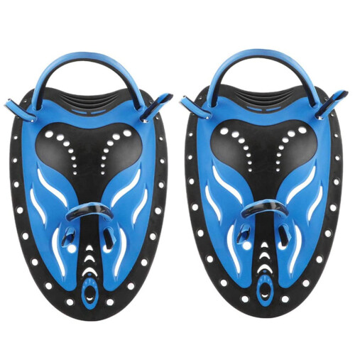 Swimming Paddle Power Hand Paddles Swimming Training Tools for  Blue Adjustable