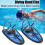 Swimming Paddle Power Hand Paddles Swimming Training Tools for  Blue Adjustable 4