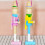 Wooden Handcrafted Easter Rabbit Nutcrackers-Yellow bodied blue 5