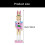 Wooden Handcrafted Easter Rabbit Nutcrackers-Yellow bodied blue 4