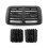 Panneau de ventilation arrière pour Mercedes-Benz E250, E350, E400 et E550 ; grille de climatisation de console centrale de remplacement, 1