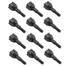 Arrow Heads Metal Arrow Tips Archery Arrowheads Broadheads Blunt Arrow Head with Storage Case Connection Shooting Archers Broadheads 12pcs