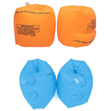 Swimming bracelet, inflatable swimming bracelet, children's pool float armbands for afterby swimming training, orange, 4 pieces