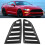 Κάλυμμα περσίδας πλευρικού παραθύρου για Ford Mustang, ανθεκτικό πλαστικό ABS, εύκολη 8