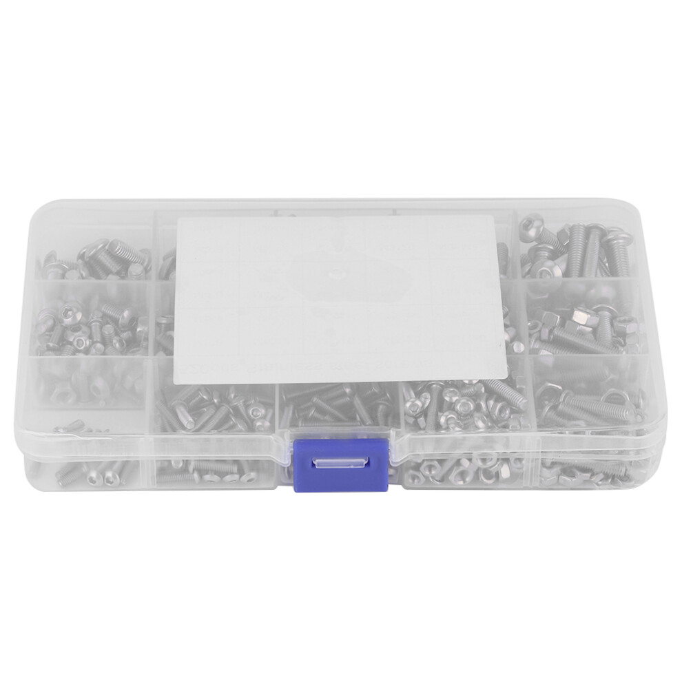 Material 304 Stainless Steel Phillips Drive Type Flat Countersunk Head Screws Anti Rust Industrial Construction Fasteners Includes Nuts & Washers 9139052895461