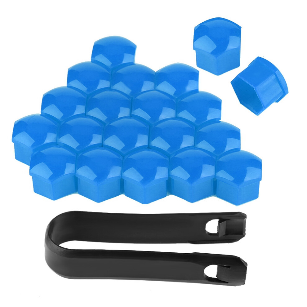 Vinyl Lug Bolt Cover, Universal Decoration Scratch-Resistant Rust-Proof Exterior Protection For Wheel Nut Covers, 21Mm 20Pcs 9139052974401