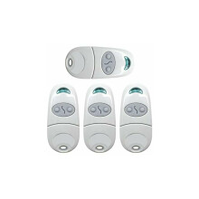Controle remoto para porta de garagem novinho em folha, mini transmissor remoto com clipes de conexão rápida para instalação sem esforço.