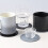 6Pcs Round Silicone Cup Pad Beverage Drink Coasters with-Gray 7