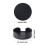 6Pcs Round Silicone Cup Pad Beverage Drink Coasters with-Gray 3