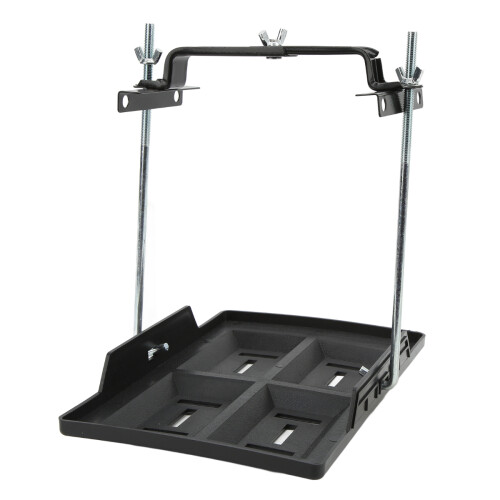 Secure Fit Battery Hold Down Kit Universal Adjustable Battery Holder High Load Bearing Capacity Solid Structure Durable Metal Construction Corrosion