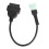 Motorcycle Diagnostic Cable Accurate Diagnostics Fault Detection Reliable ABS Material Compact OBDII Adapter Universal Compatibility Engine Fault 3