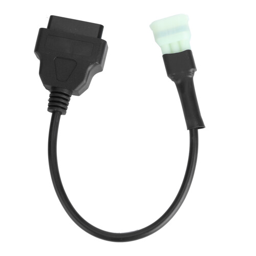 Motorcycle Diagnostic Cable Accurate Diagnostics Fault Detection Reliable ABS Material Compact OBDII Adapter Universal Compatibility Engine Fault 2