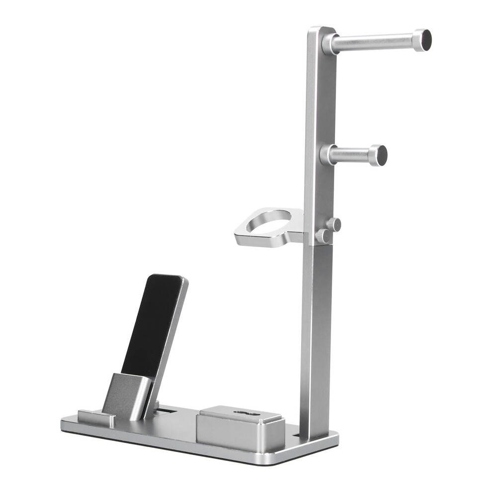 Charging Stand Compatible With Apple Watch Ultra Ultra2 Iwatch Charger Holder Adjustable Angle For Nightstand Titanium Color Aluminum Alloy Design Wid 9486358067376