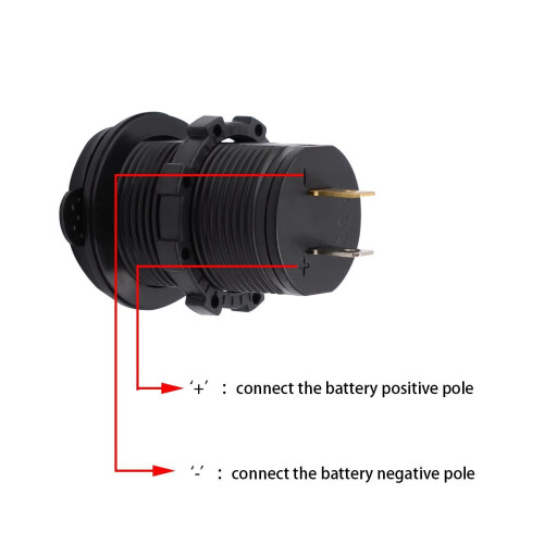 Φορτιστής USB με θύρες PD3.0 και δύο θύρες QC3.0, ενσωματωμένο διακόπτη κουμπιού 2